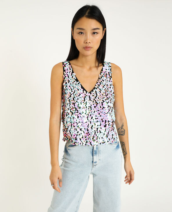 Top paillettes Pimkie