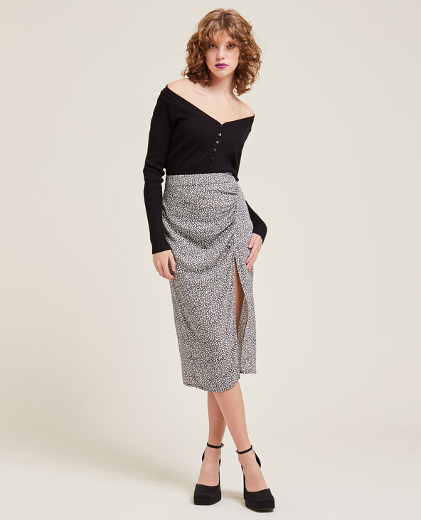 Jupe midi fente new arrivals