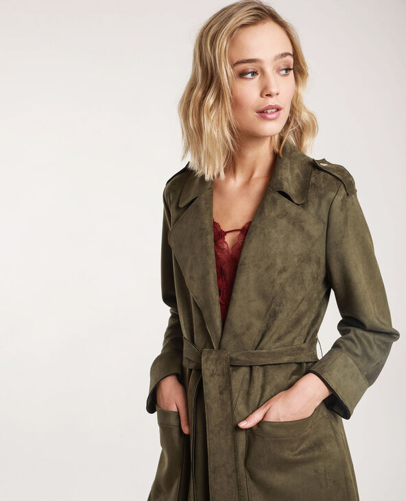 Trench suedine discount