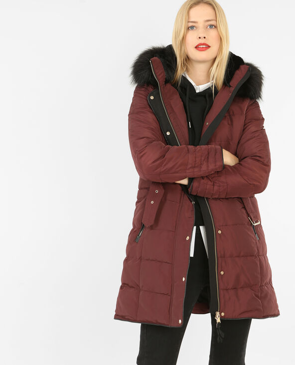 Doudoune longue ceinturée femme deals