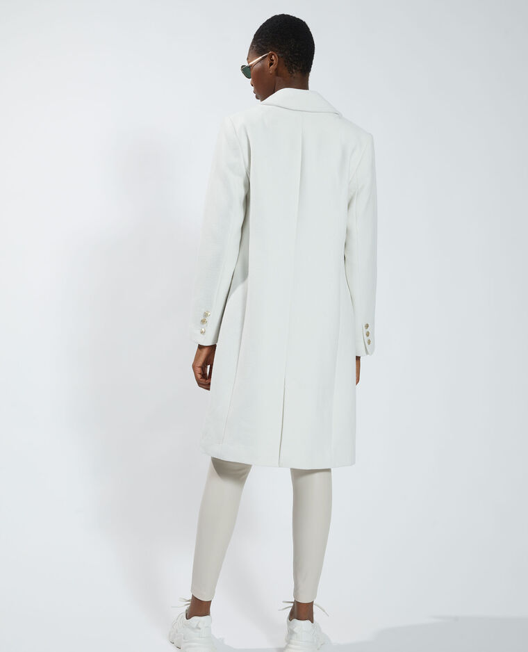manteau blanc pimkie