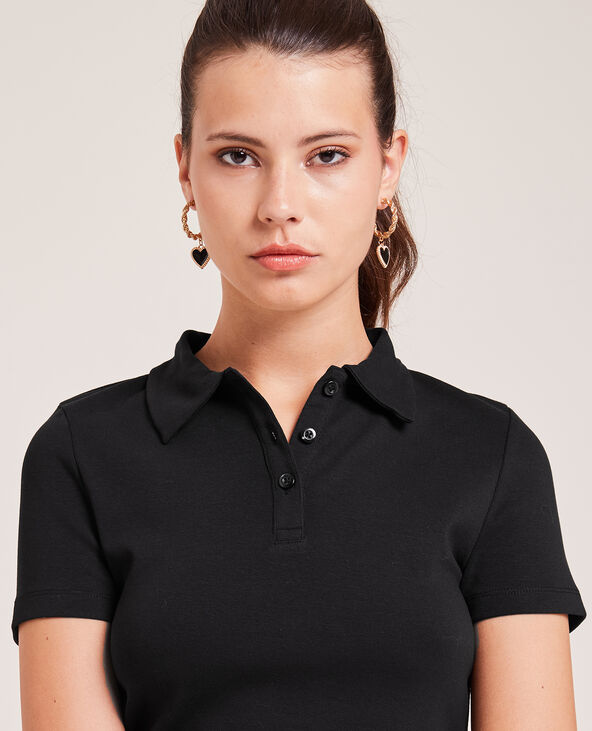 Top forme polo noir - Pimkie