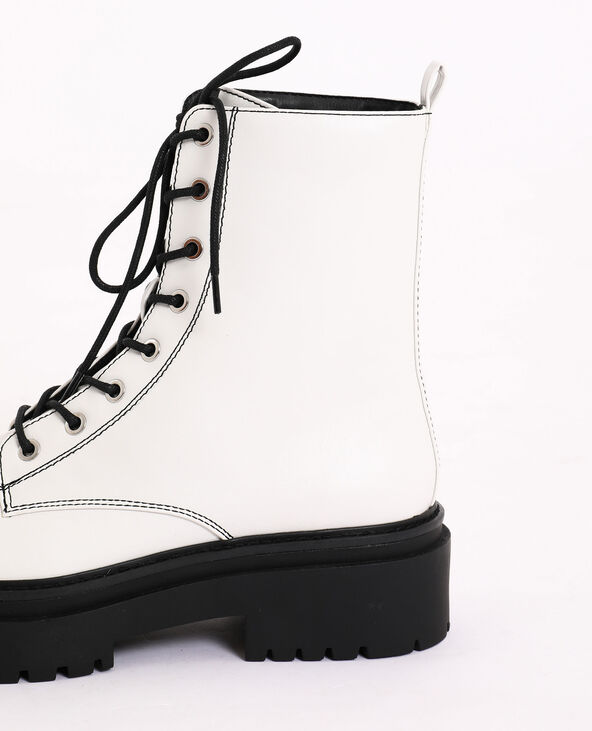 Boots rock blanc - Pimkie