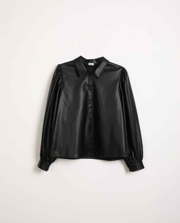 Chemise en on sale simili cuir zara