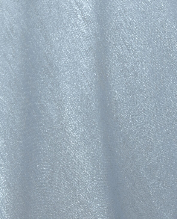 Top court cache-cœur avec cut out dos bleu - Pimkie