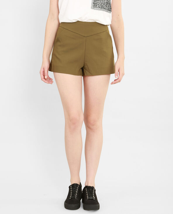 Short taille haute taupe - Pimkie