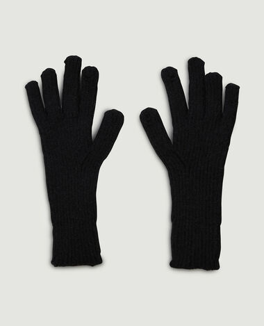 Gants en tricot pour écran tactile noir - Pimkie