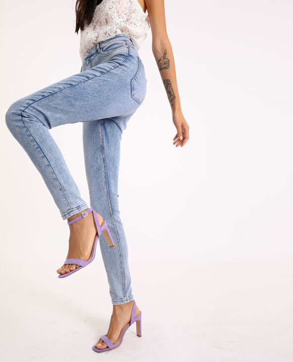 Jean skinny high waist bleu clair - Pimkie