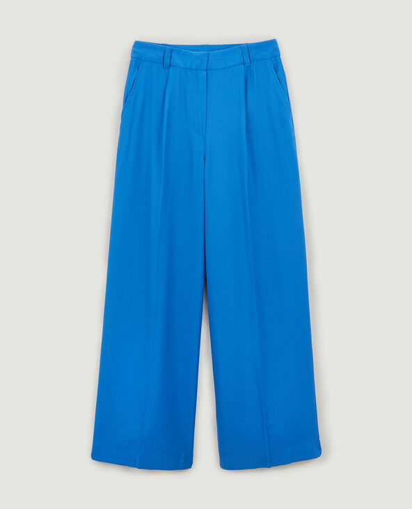Pantalon à pinces bleu électrique - Pimkie