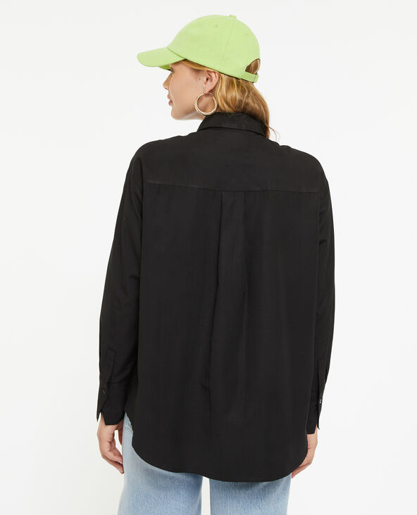 Chemise manches longues noir - Pimkie