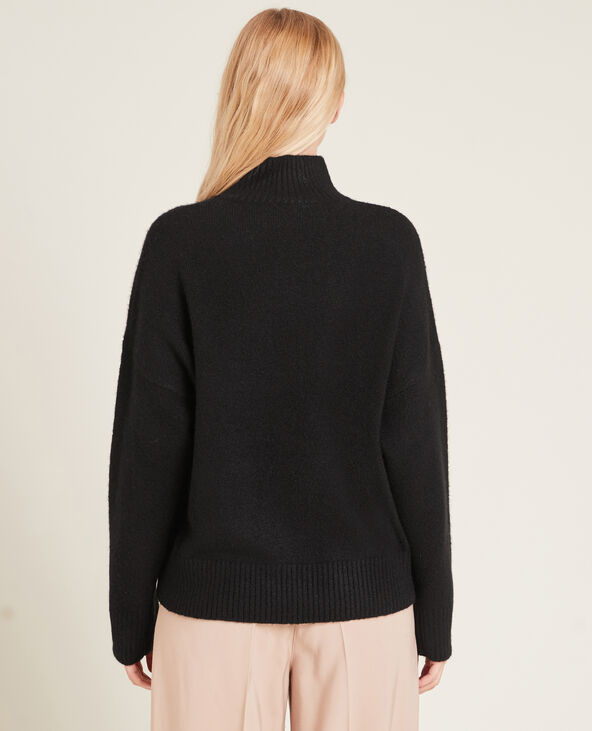 Pull col montant noir - Pimkie