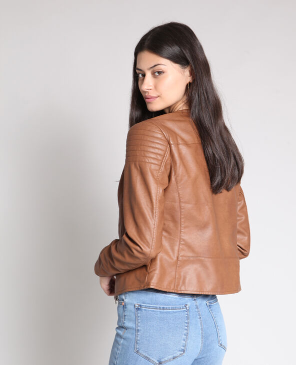 Veste en simili cuir Pimkie