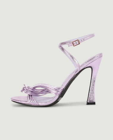 Sandales à talon métallisées violet - Pimkie