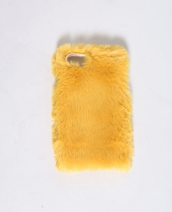 Coque compatible iPhone 6 jaune ocre - Pimkie