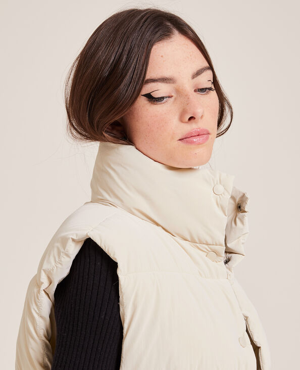 Doudoune sans manches beige - Pimkie