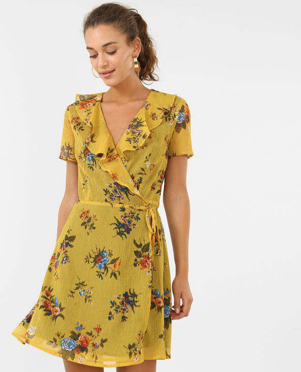 Robe store jaune portefeuille