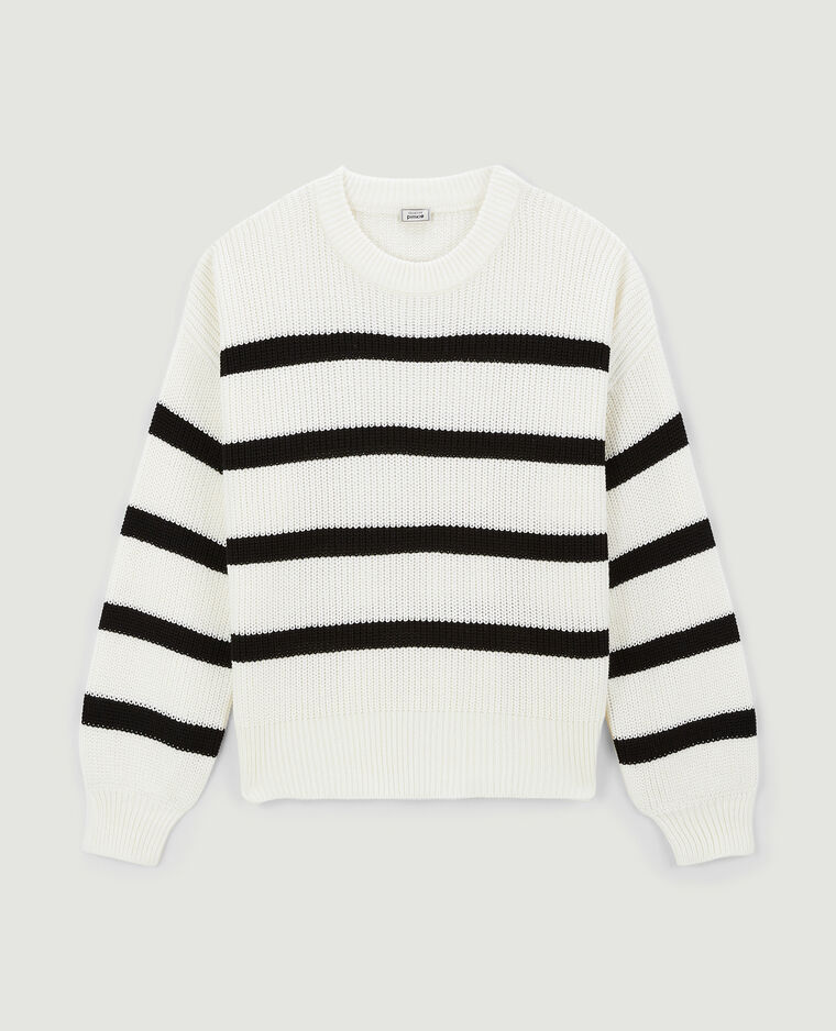 Pull marinière noir - Pimkie