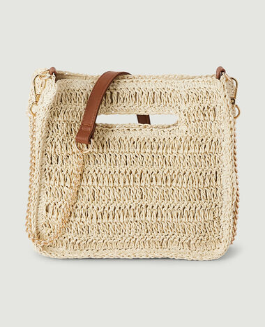 Sac en paille blanc - Pimkie