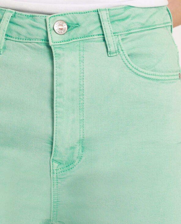 Pantalon skinny high waist bleu turquoise - Pimkie