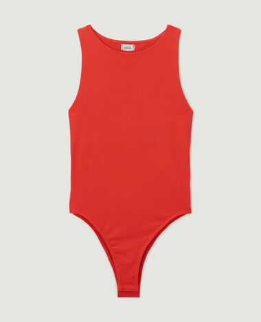 Body sans manche rouge - Pimkie