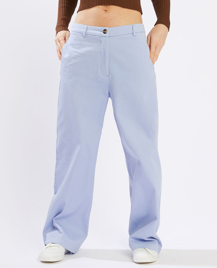 Pantalon en toile SMALL bleu - Pimkie
