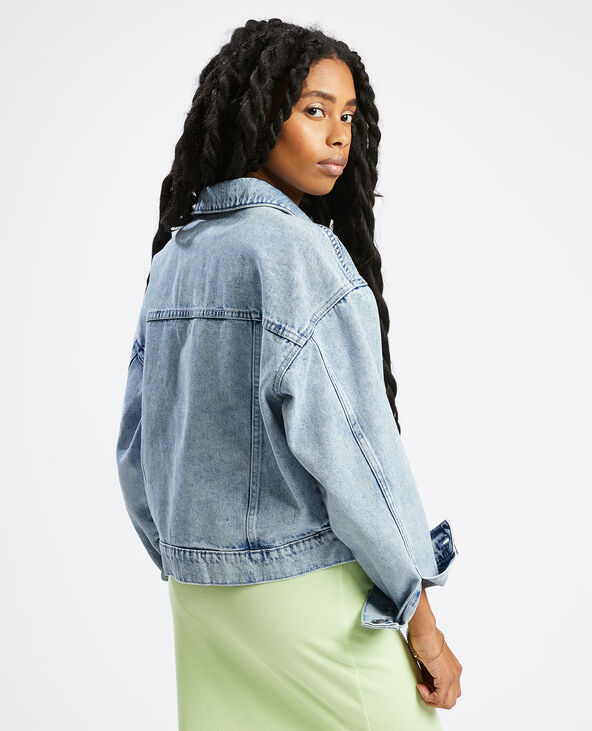 Veste en jean bleu clair - Pimkie