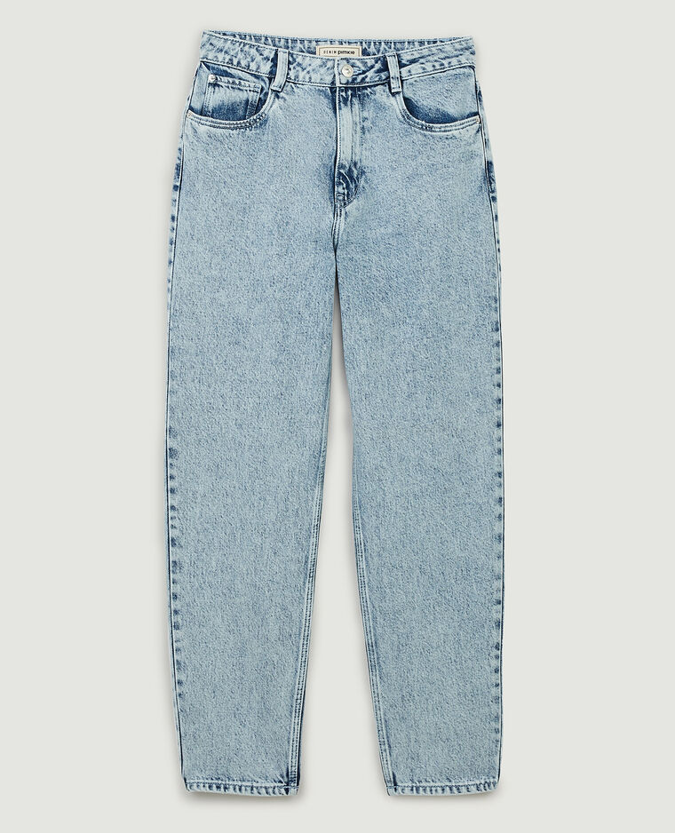 Jean mom taille haute bleu clair - Pimkie