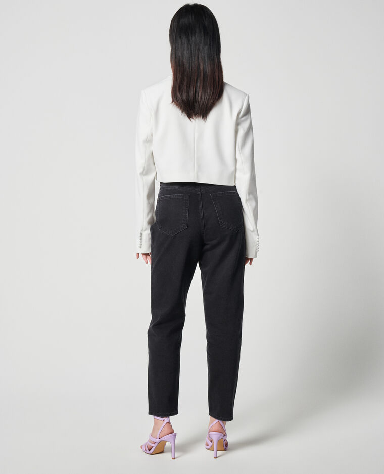 Jean mom taille haute noir - Pimkie
