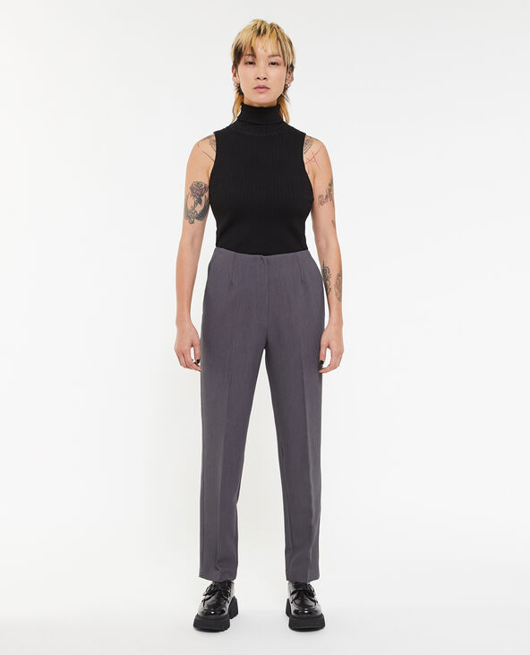 Pantalon cigarette gris foncé - Pimkie