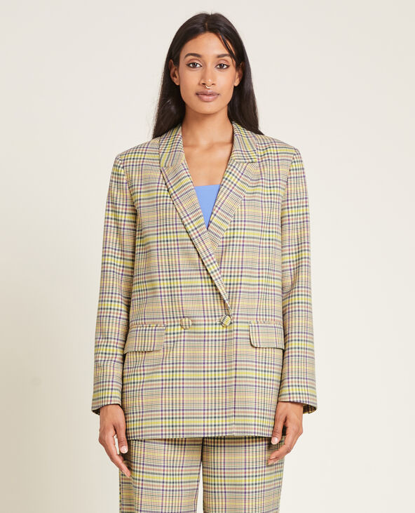 Veste blazer oversize jaune - Pimkie