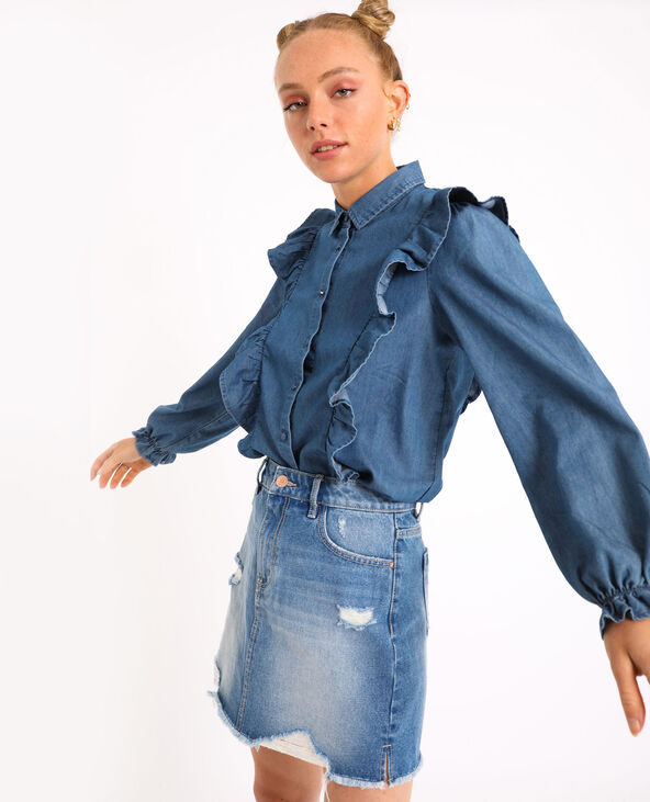 Chemise deals a volant
