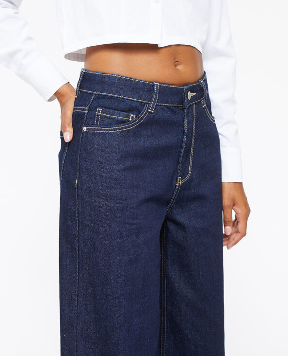 Jean wide taille haute bleu - Pimkie