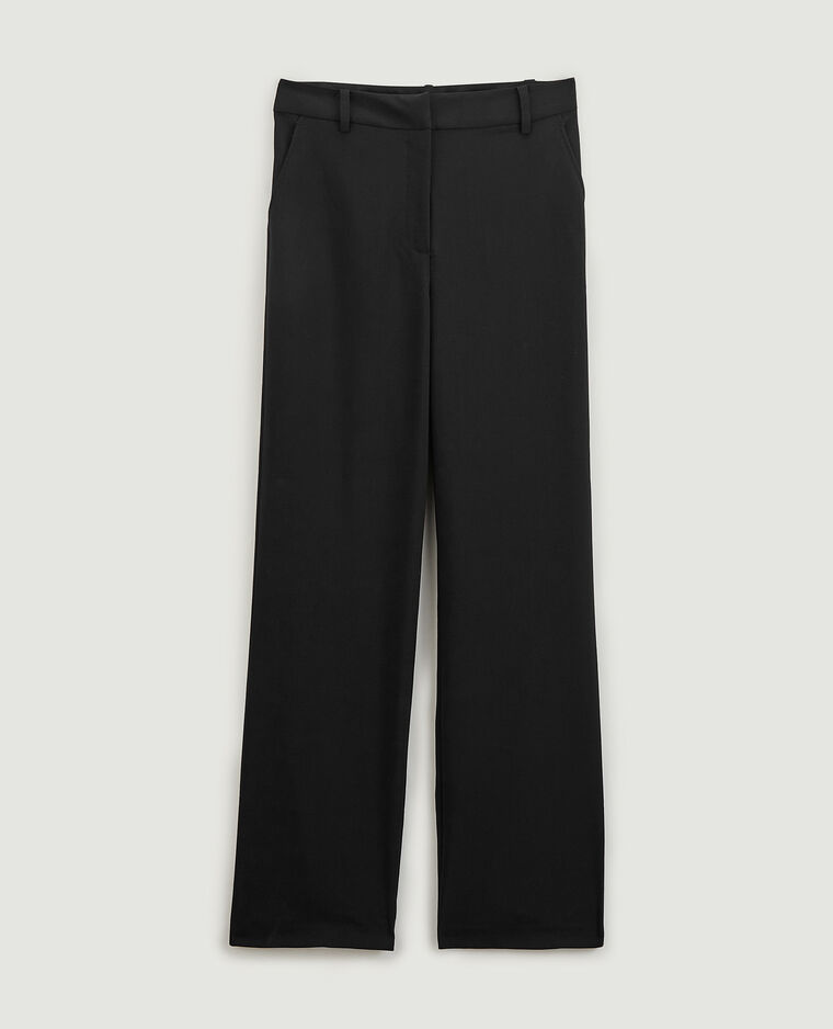 Pantalon large et droit taille haute SMALL noir - Pimkie