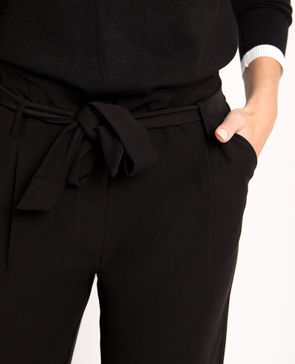Pantalon large noir - Pimkie
