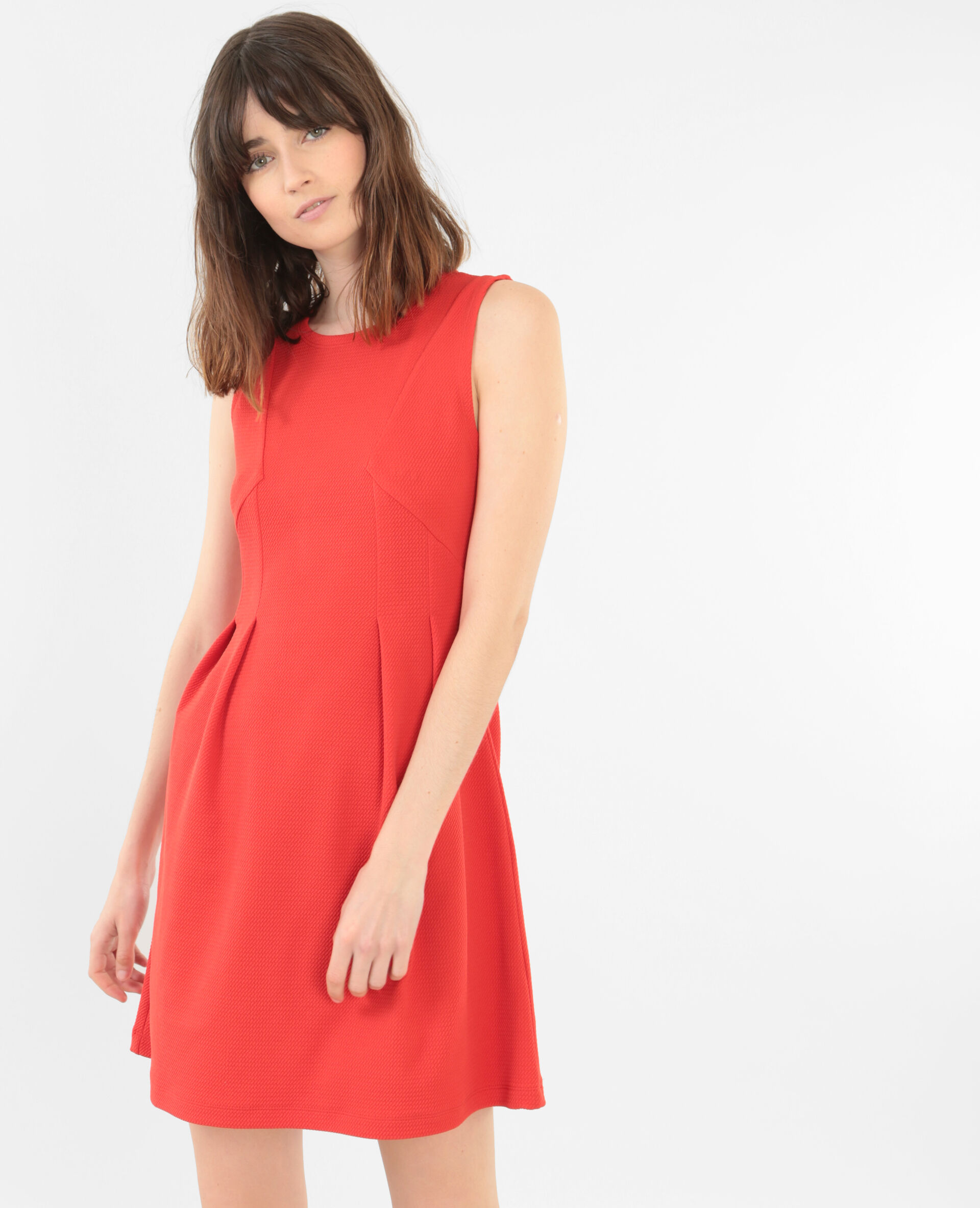 robe rouge patineuse