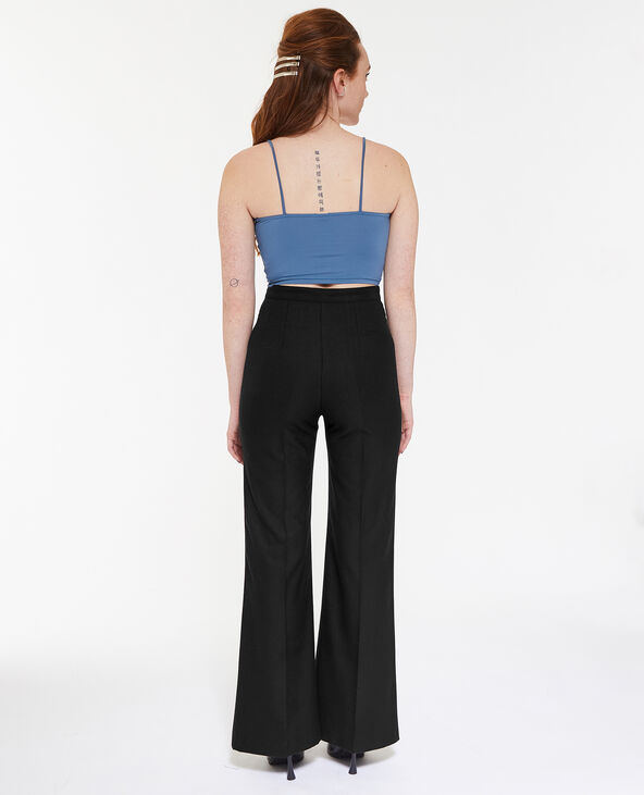 Pantalon flare taille extra haute noir - Pimkie