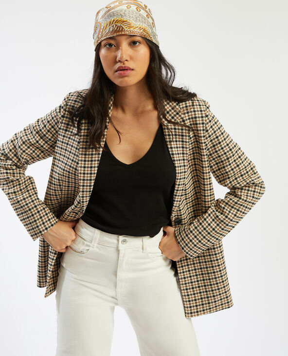 Manteau pied de poule stradivarius clearance