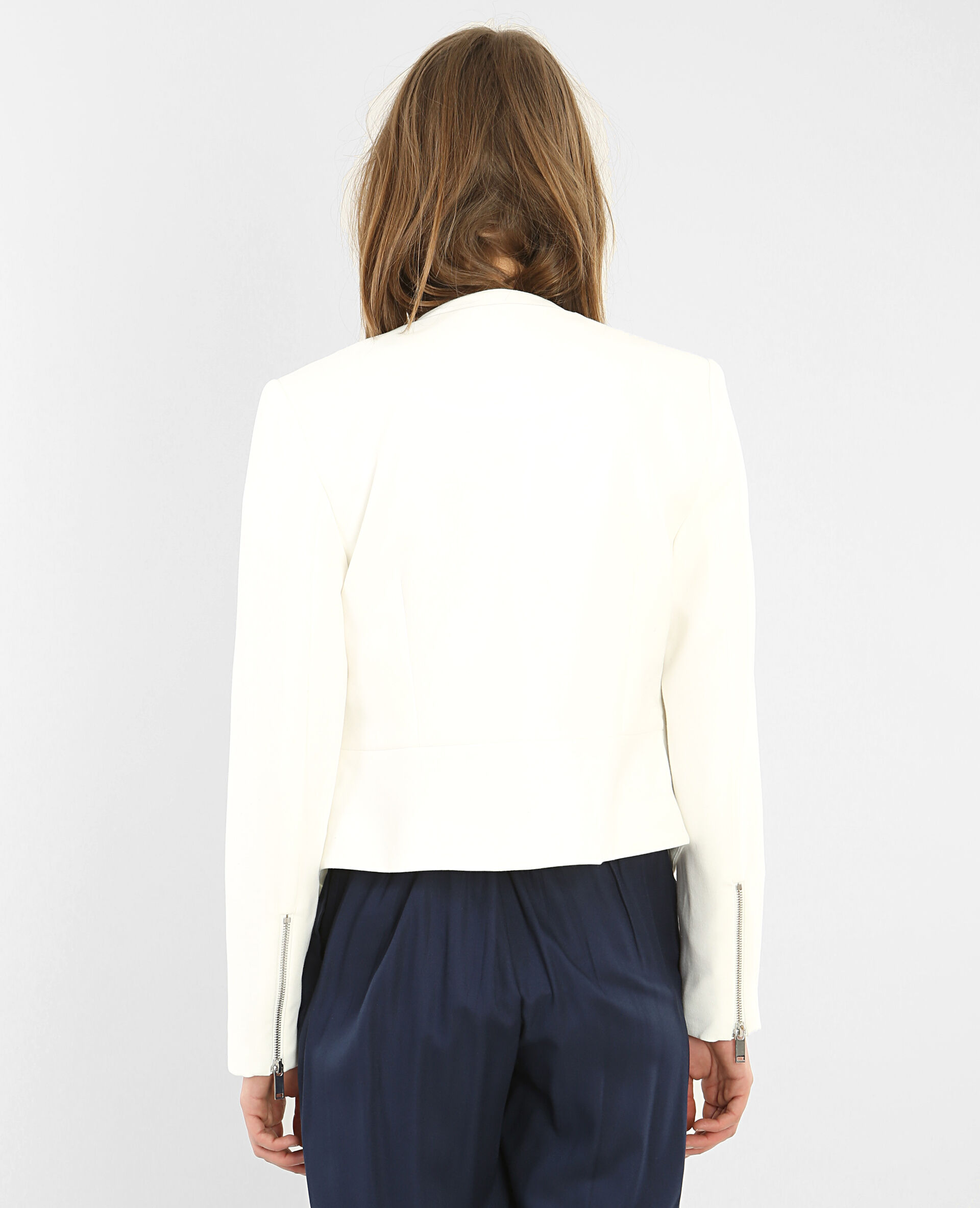 wit blazer dames