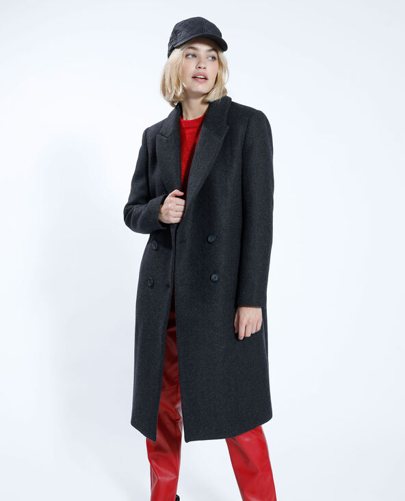 Manteau new arrivals avec laine