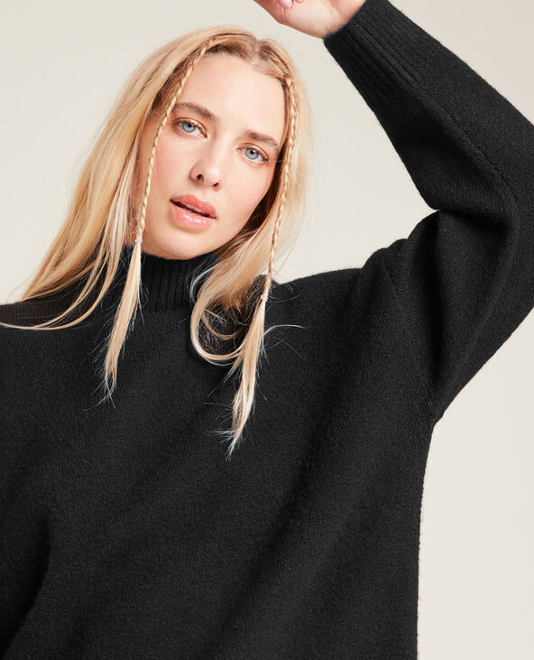 Pull col montant noir - Pimkie