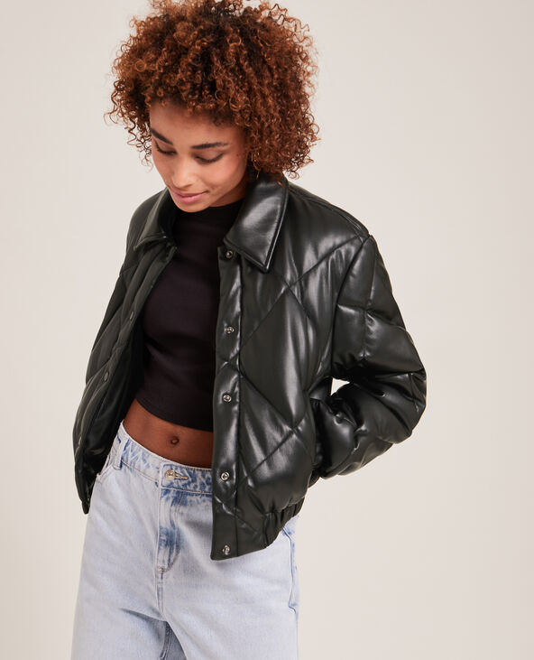 Doudoune cheap imitation cuir