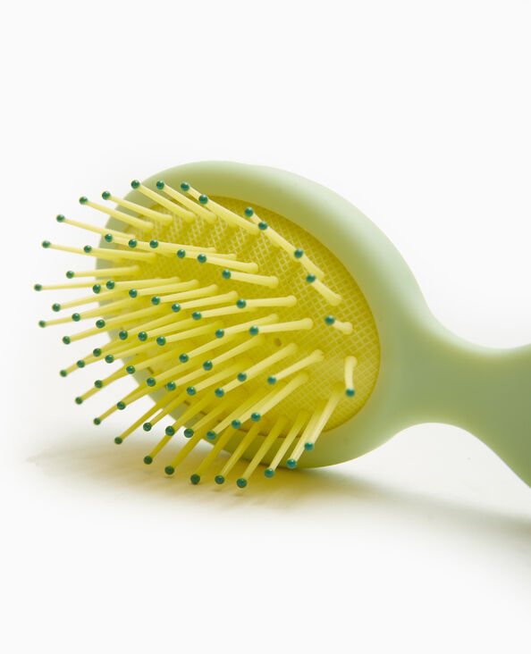 Mini brosse à cheveux vert - Pimkie