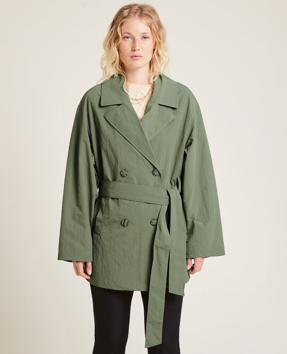 Trench court vert kaki - Pimkie