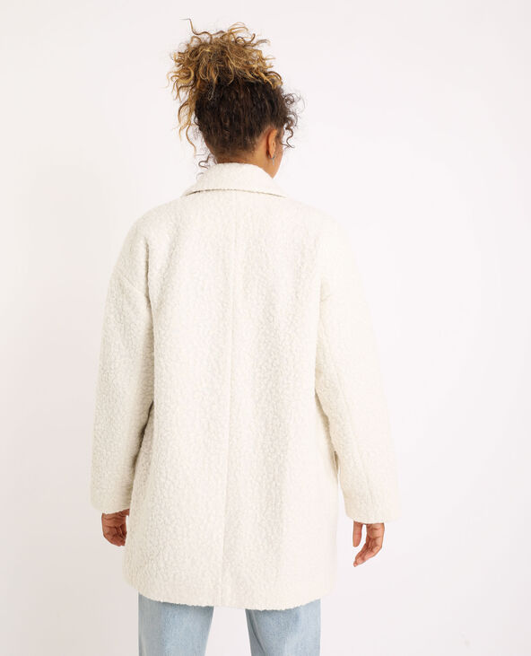 Manteau long imitation mouton shop