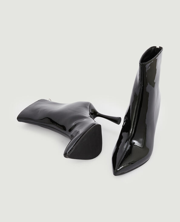 Boots pointues vernies noir - Pimkie