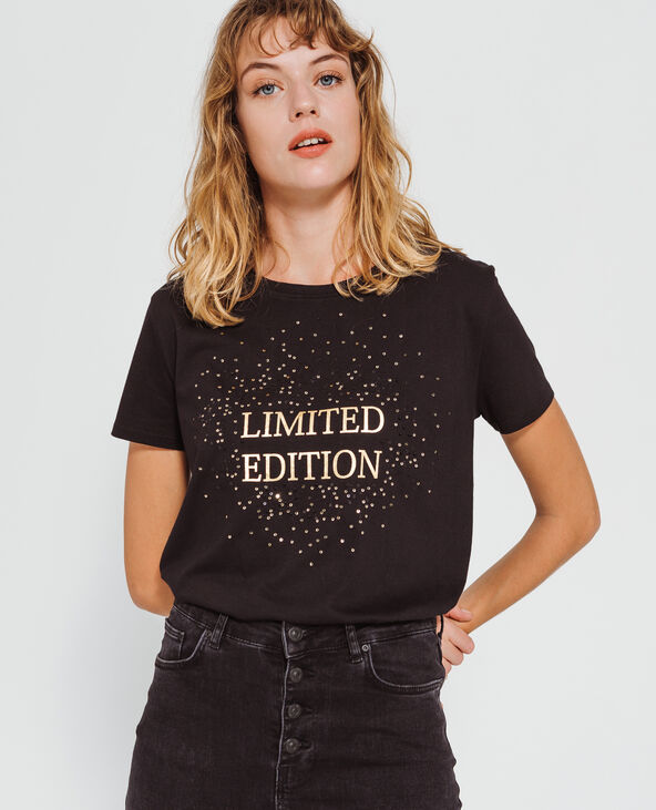T-shirt Limited Edition noir - Pimkie