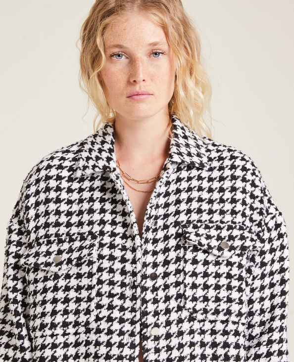 Surchemise tweed noir - Pimkie