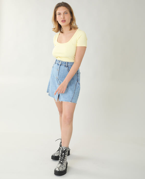Jupe en jean destroy store