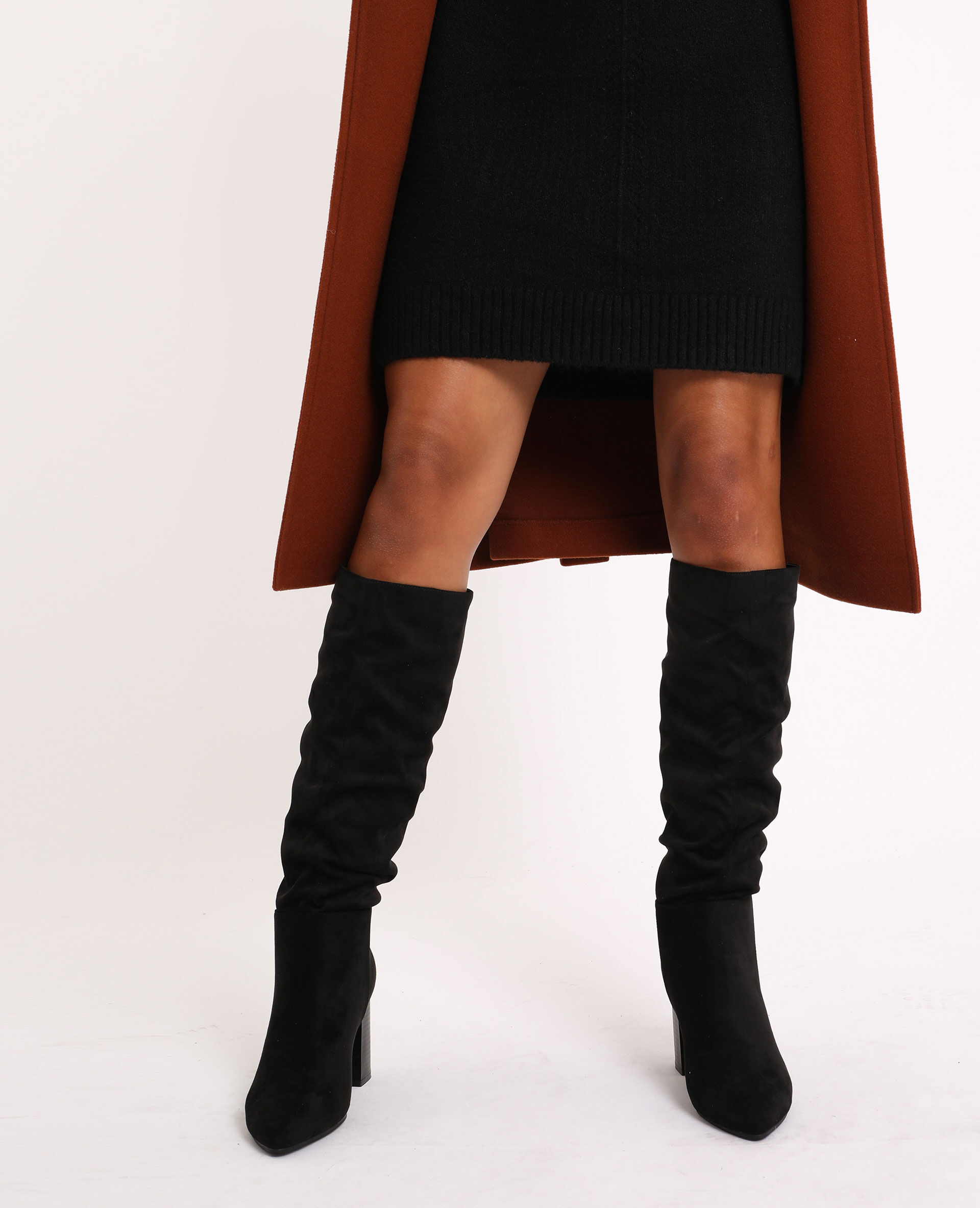 bottes en suedine femme