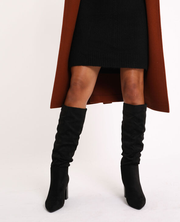 Botte shop suedine noir